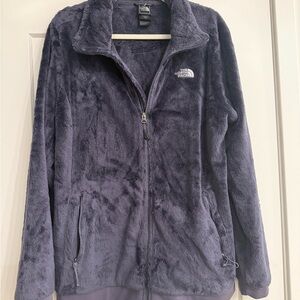 North Face Osito Jacket Dark
Purple Women's Size XL Fuzzy Fleece Full
Zip